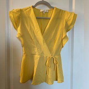 Monteau Yellow Blouse